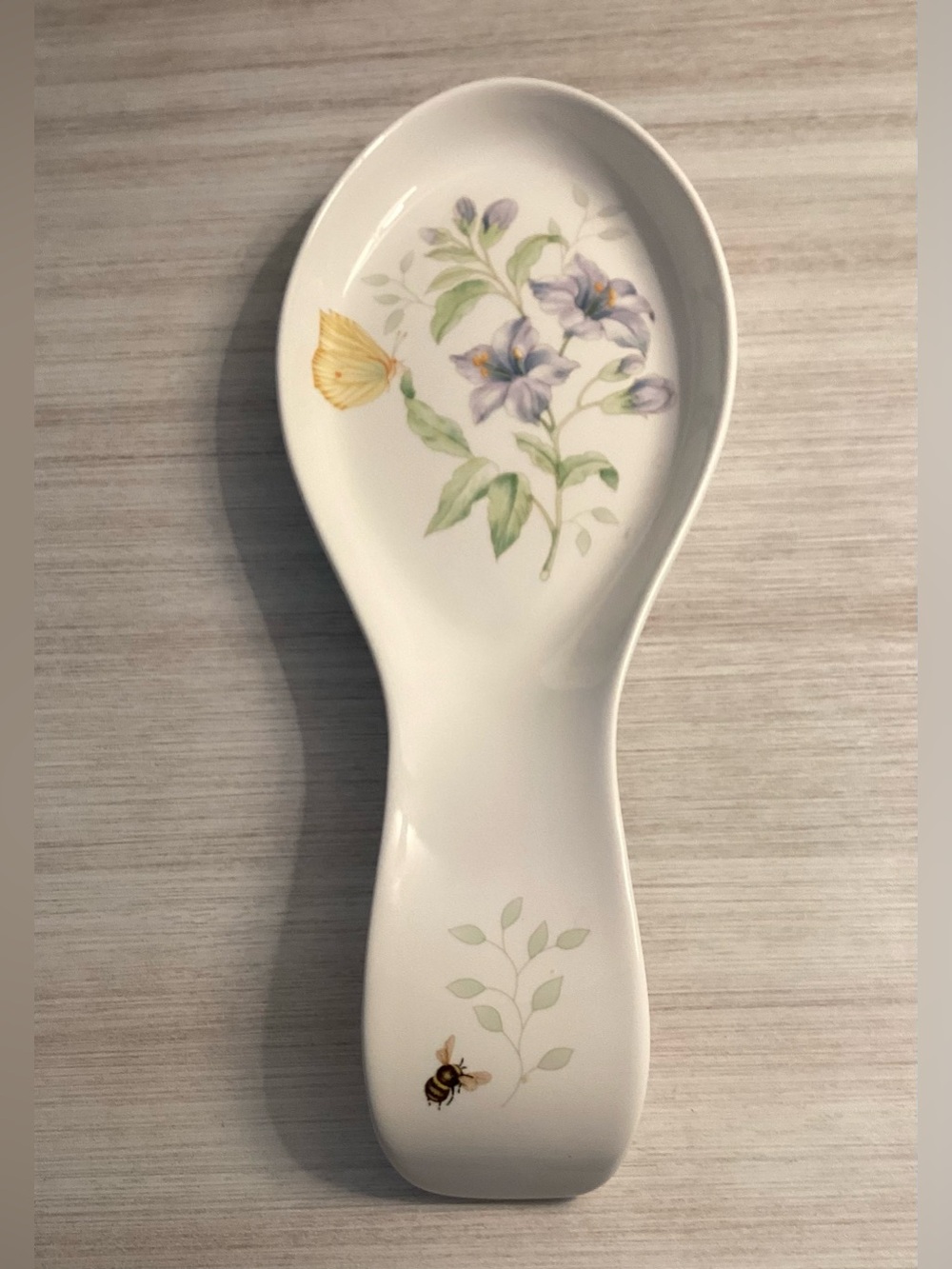 Lenox Butterfly Meadow  Porcelain Spoon Rest - IEC